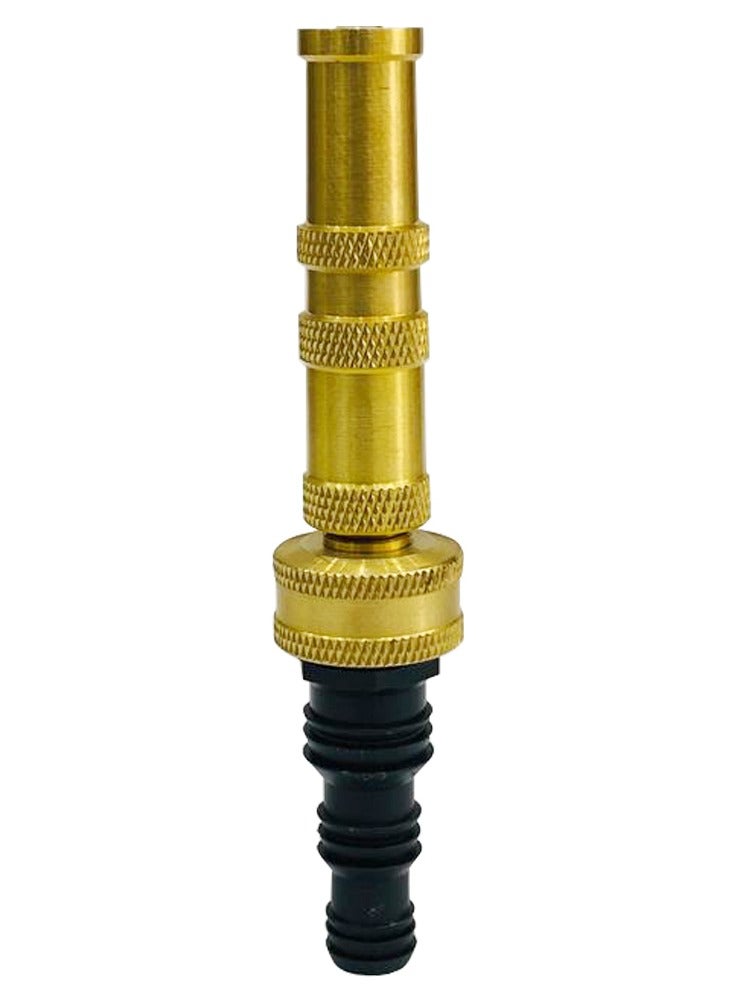 general Heavy-Duty Brass Adjustable Twist Hose Nozzle 10CM - Image 3