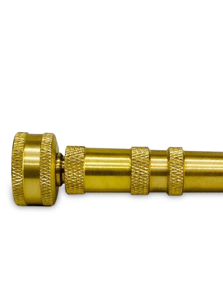 general Heavy-Duty Brass Adjustable Twist Hose Nozzle 10CM - Image 2