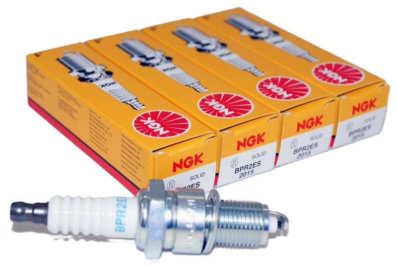 NGK 2015 Solid Standard Spark Plug BPR2ES - 4-Pack - Image 1