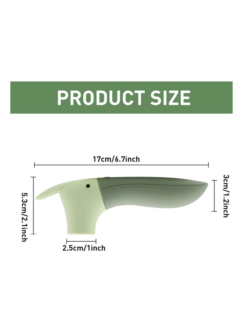 2 PC Silicone Door Handle Cover, Decor Cute Lever Handle Cover for Heat Hot Cold, Anti-Collision Anti-Static Anti-Freeze Decorative Handle Cover for Home Office  - Image 2
