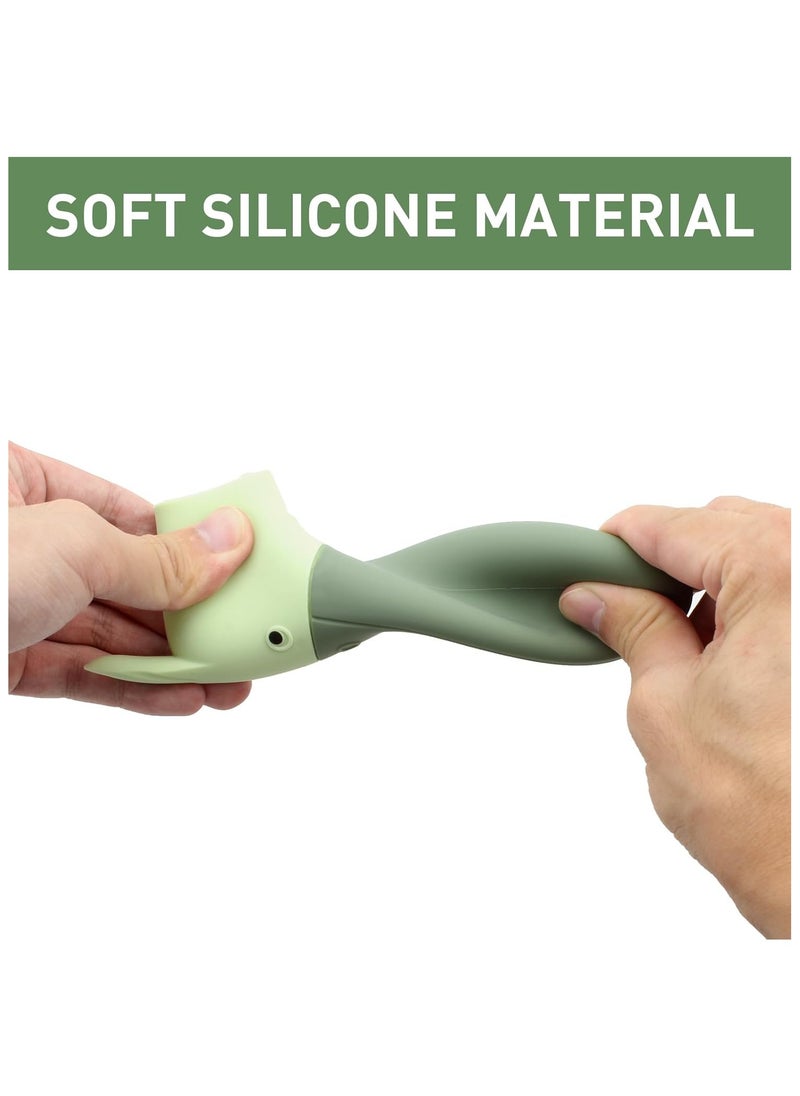 2 PC Silicone Door Handle Cover, Decor Cute Lever Handle Cover for Heat Hot Cold, Anti-Collision Anti-Static Anti-Freeze Decorative Handle Cover for Home Office  - Image 3