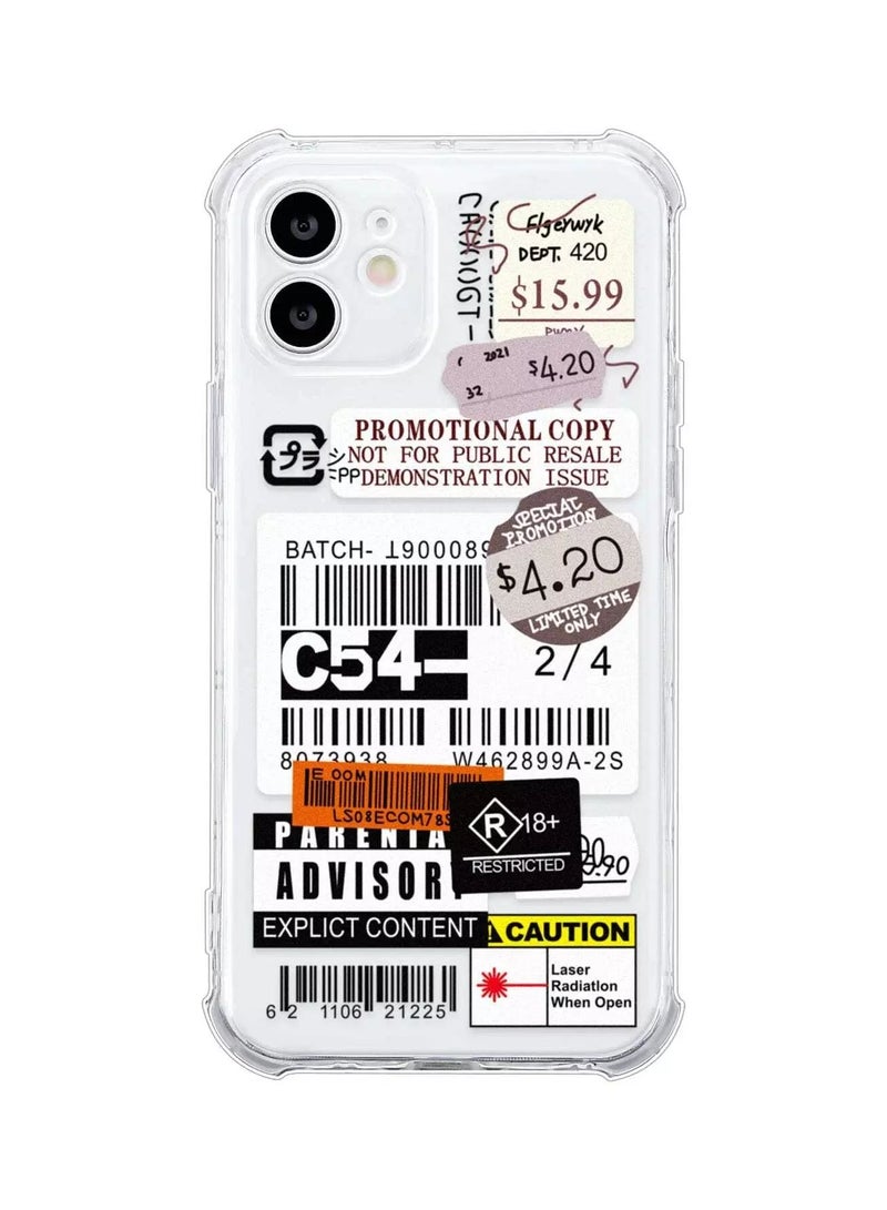 Mix Tag Clear Case Compatible With iPhone  - Image 1