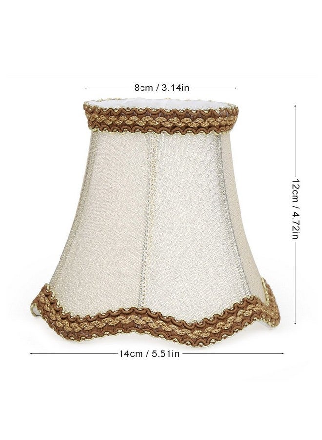 Fuloon Modern European Style Droplight Wall Lamp Candle Chandelier Lamp Shade 6 pcs Set (Golden) - Image 3