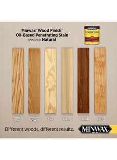 Minwax 220904444 Wood Finish Penetrating Interior Wood Stain 1 2 Pint Natural  - Image 2