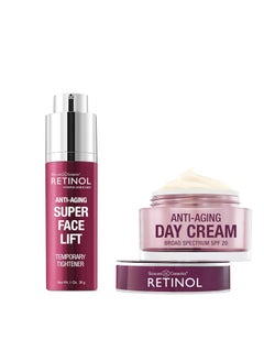 RETINOL Retinol Super Face Lift - Visibly firms and tightens for a lifted, younger look. Infused, with Vitamins C & E + Retinol Anti-Aging Day Cream Broad Spectrum SPF 20 Moisturizes & Reduces Fine Lines  - Image 1