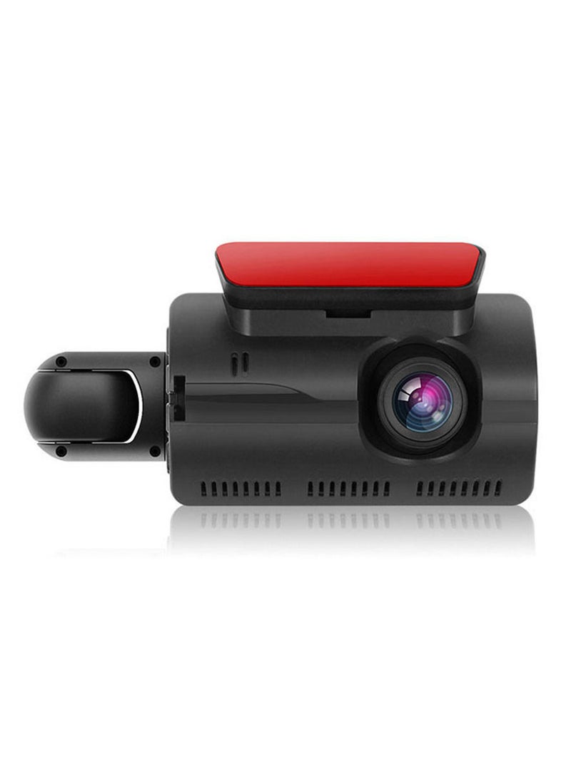 DVR Dash Camera Front & Inside Dual Camera Car Dashcam 3 Inch IPS Screen Driving Recorder with Night Vision 170° Wide Angle G-Sensor Parking Monitor Loop Recording