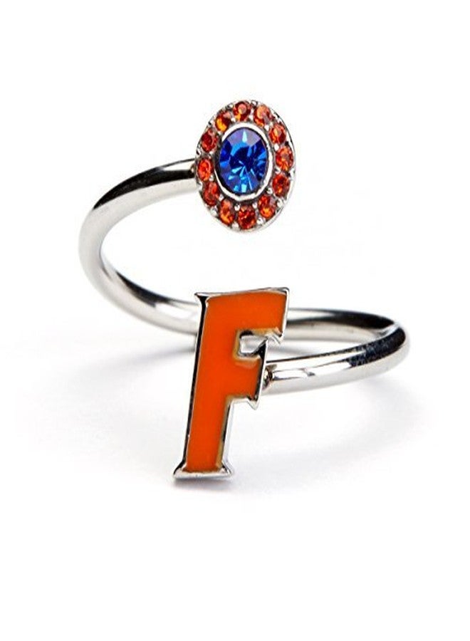 Stone Armory University of Florida Gators Jewelry for Women - Orange Florida Gator Rings with Crystals - Hypoallergenic and Adjustable Sizes 5-12 - Florida Gator Gifts for Women