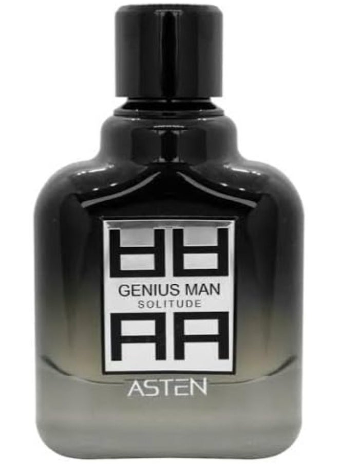 ASTEN - Genius Man Solitude Eau de Parfum 100ml - Elegant Woody & Spicy Fragrance for Men | Perfect for Spring & Special Occasions - Image 1