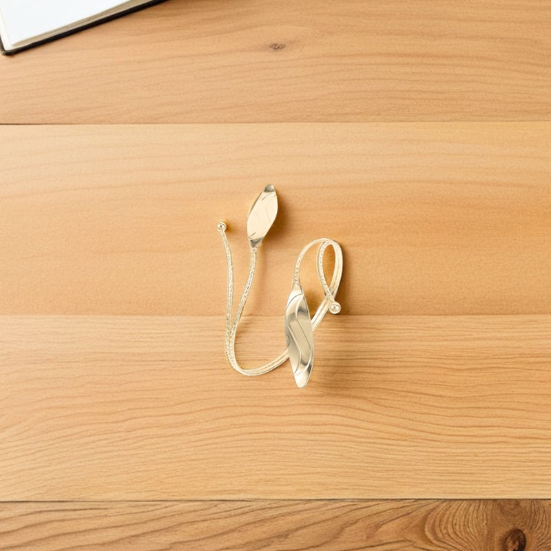 2pcs Metal Curtain Tiebacks: Decorative Leaf Curtain Holdbacks - Nordic Style Drapery Holders For Living Room Bedroom - Image 5