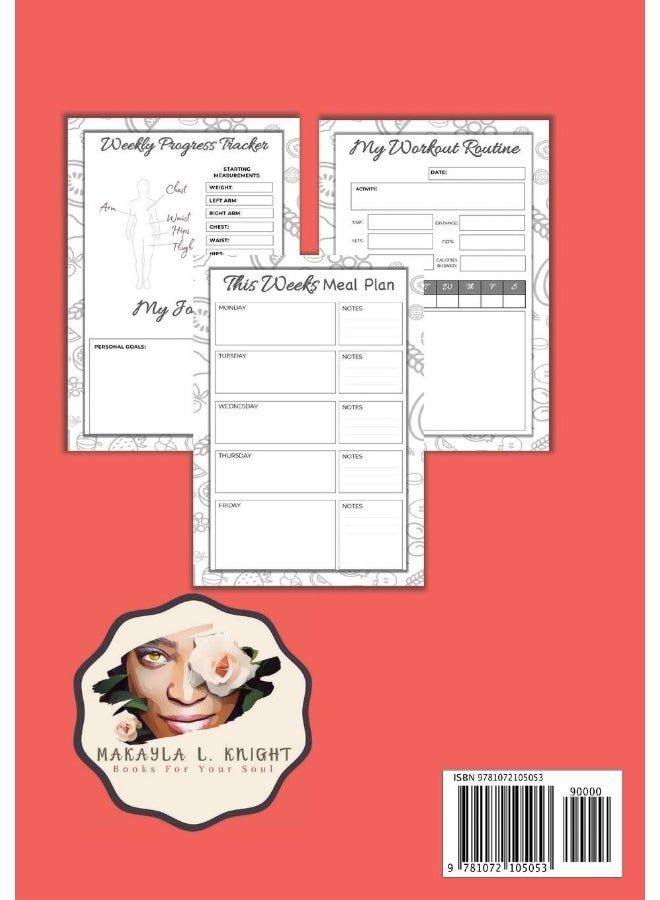 Independently Published 90 Day Vision Board Weight Loss Planner: Your Weekly Meal Planning Journal for Any Diet Plan Such As Detox or Intermittent Fasting, Carb Cycling For Women - Fruit Salad - Image 3