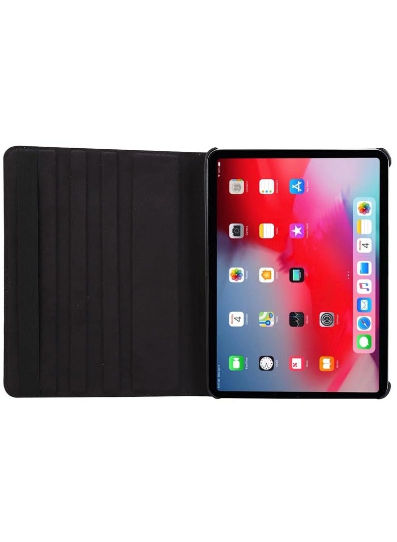 Case for Xiaomi Redmi Pad SE 8.7 Inch, Multi-Angle Stand + 360 Rotating Bracket + Shockproof Leather Slim Protective Cover, Black - Image 2