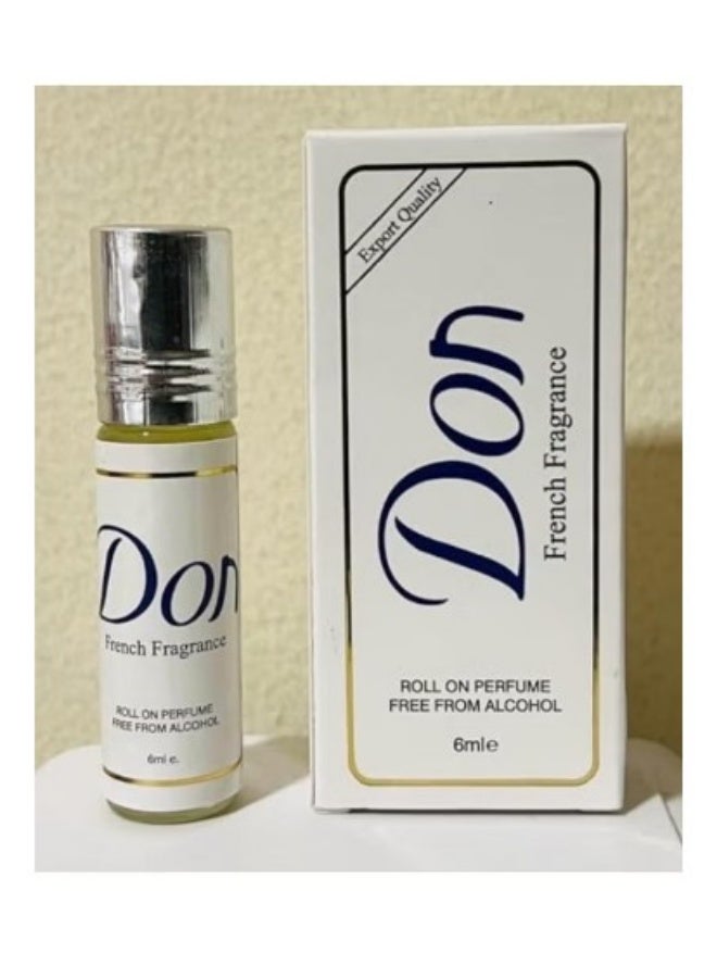 Don French Fragrance Roll-On Perfume Alcohol Free 6 ML - Image 1