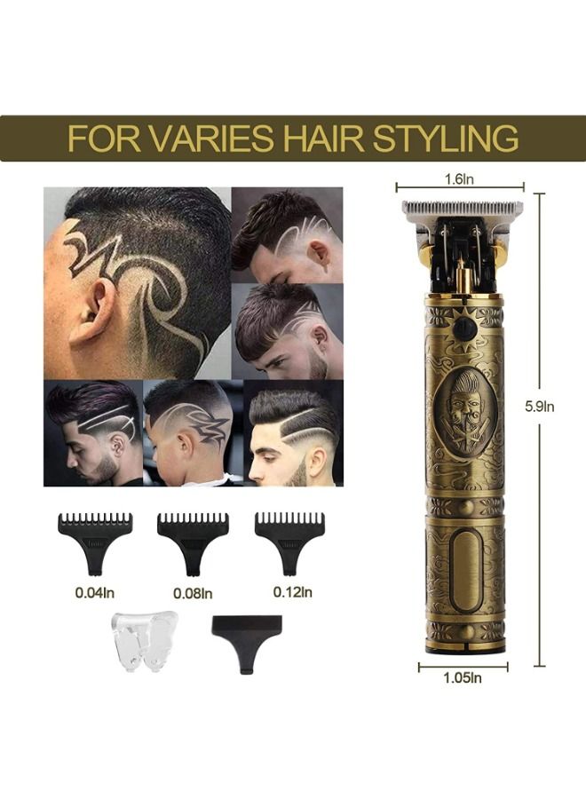 Daling مقصات شعر للرجال، مجموعة قص شعر كهربائية احترافية قابلة لإعادة الشحن - Image 1