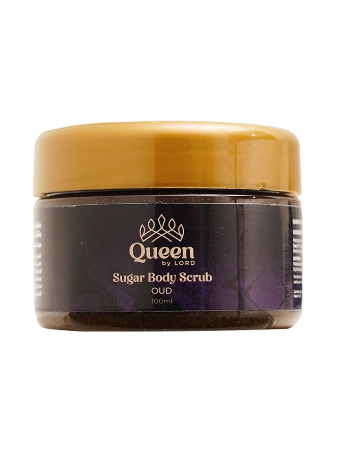 Queen By Lord Sugar Scrub With Oud Scent (Travel Size) 100ml  - Image 1