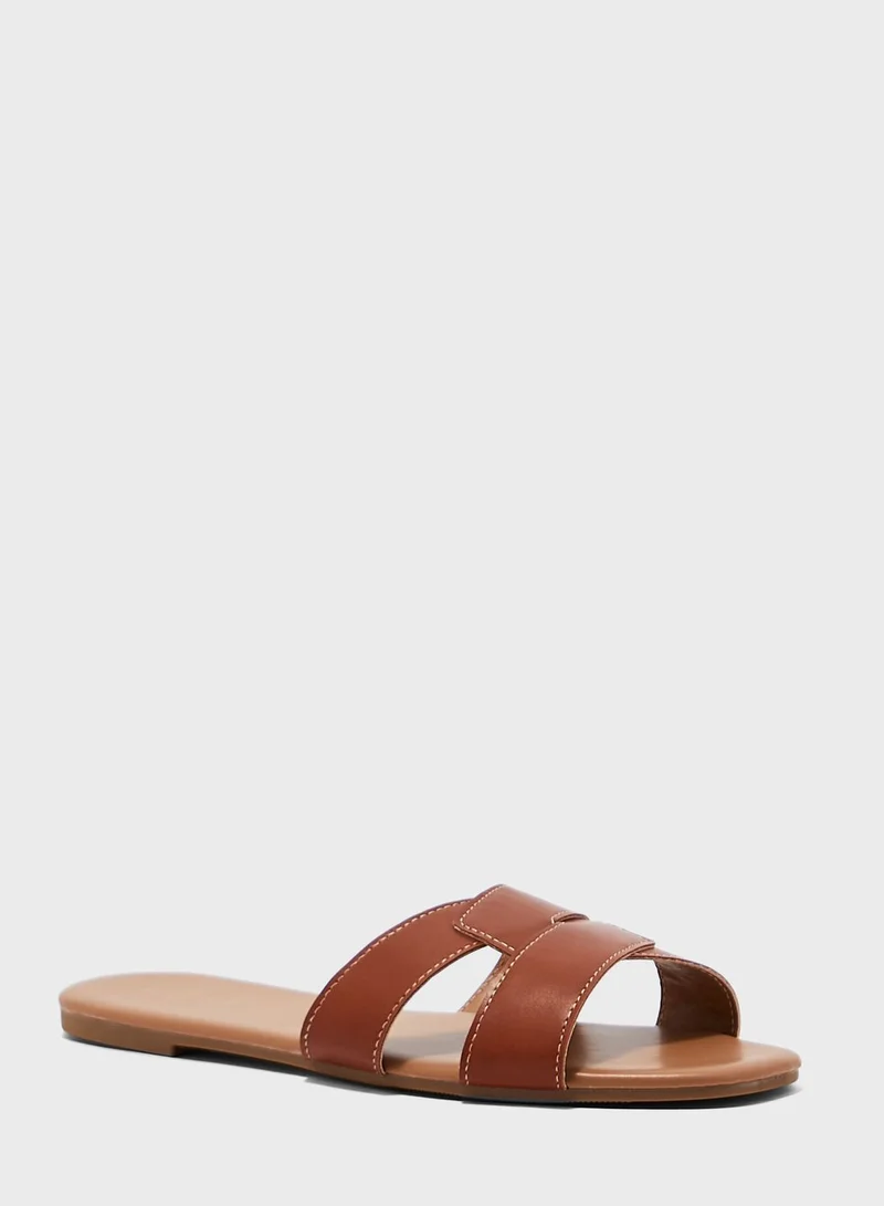 NEW LOOK Wide Fit Homie Flat Sandals
