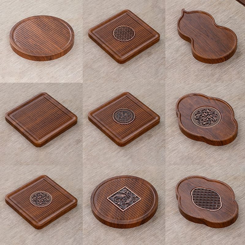 Tea Tray Household Small Tea Table Dry Bubble Tray Tea Tray Tea Set Tea Stretch Tea Sea Suit Kung Fu Tea Small Size - Image 2