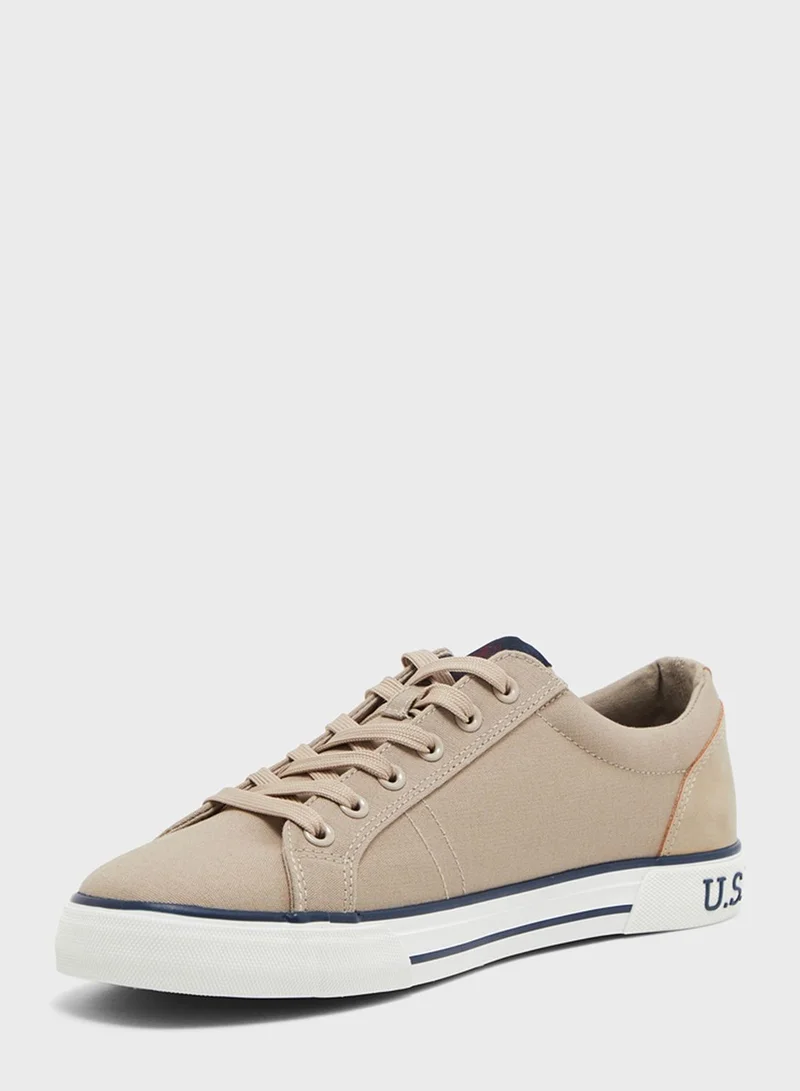يو اس بولو اسن Lace Up Low Top Sneakers