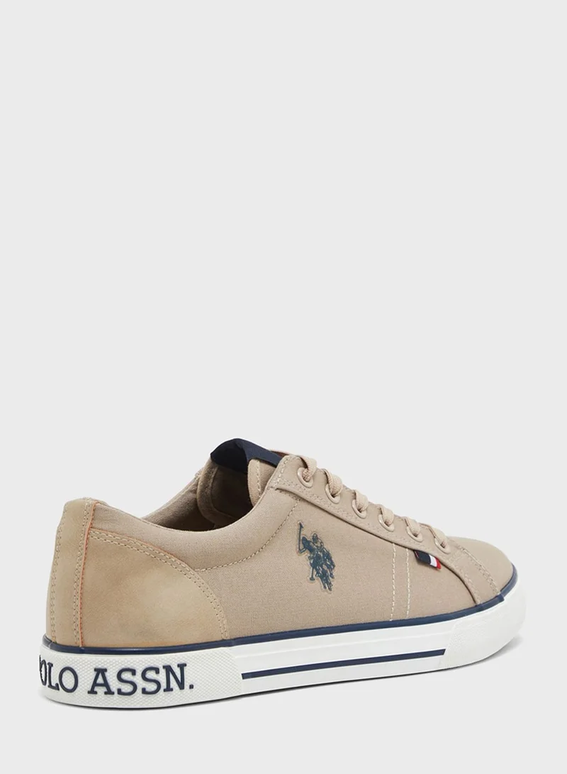 يو اس بولو اسن Lace Up Low Top Sneakers