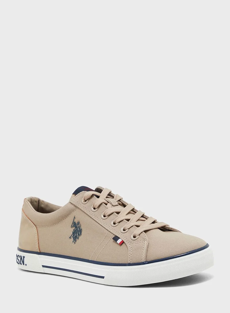 يو اس بولو اسن Lace Up Low Top Sneakers