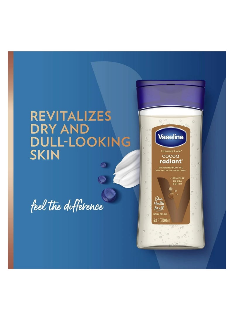 Vaseline - Intensive Care Body Gel Oil, Cocoa Radiant,200ml - Image 1