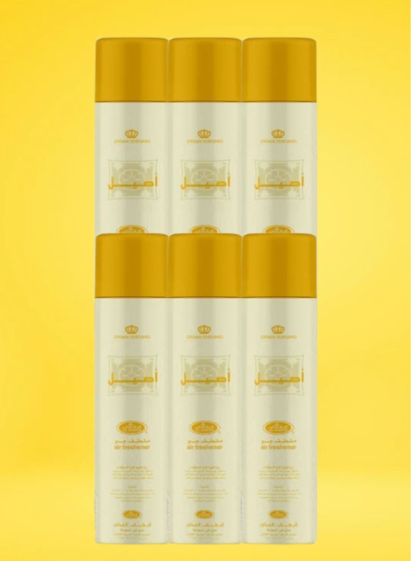 الرحاب 6 قطع معطر جو اصيل 300 مل