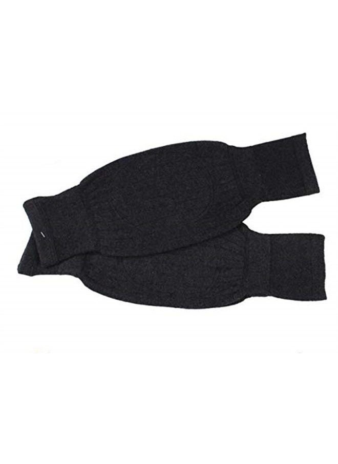 ericotry Unisex Winter Warm Thicken Cashmere Wool Knee Brace Support Pads Leg Warmers Thin Knee Sleeves for Men and Women Sports and Daily Wear (Dark Grey)  - Image 2