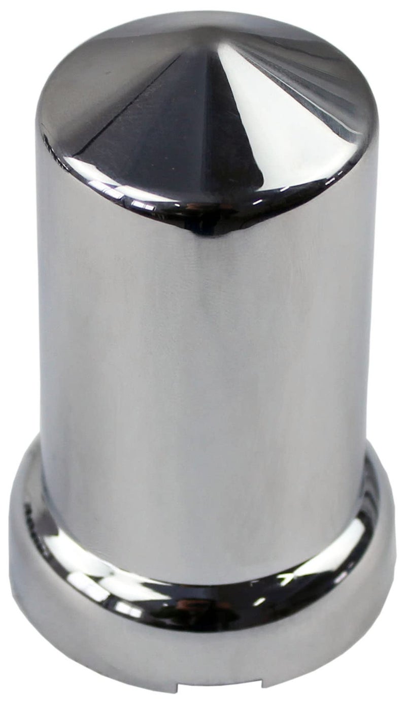 KASONG 33mm Chrome ABS Plastic Lug Nut Covers Caps with Flange Push on Bullet for Semi Truck (20) - Image 3