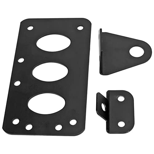 YOSOO Motorcycle Rear License Plate Bracket, Universal Motorcycle Brake Light Bracket Kit Side Mount Tag License Plate Holder Replacement for Iron 883 (Black) - Image 4