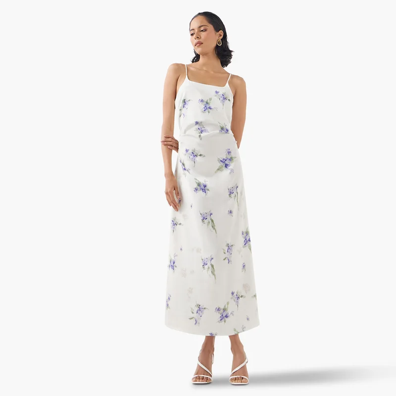 2Xtremz 2Xtremz Floral Print Strappy Dress