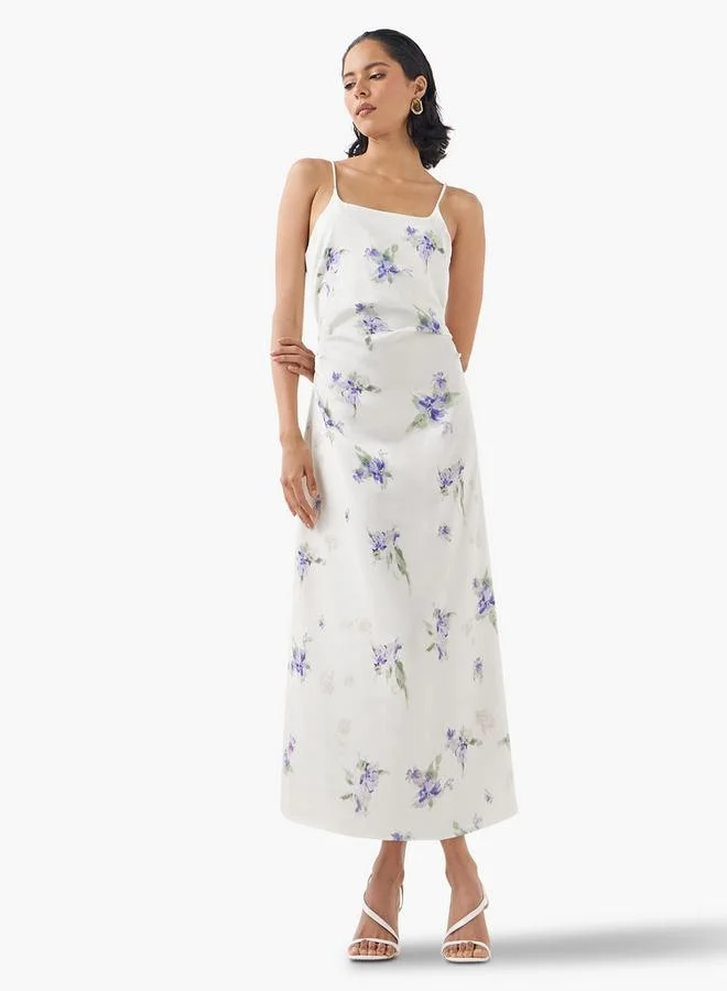 2Xtremz 2Xtremz Floral Print Strappy Dress