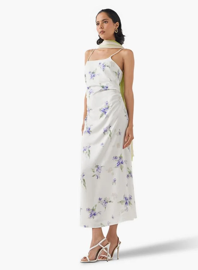 2Xtremz 2Xtremz Floral Print Strappy Dress