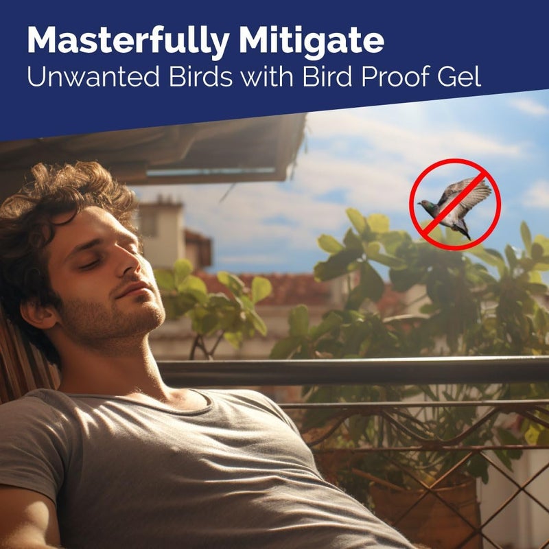 Bird-X 54-1 Proof Bird Repellent Gel-10, 10 Fl Oz (Pack of 1) - Image 2