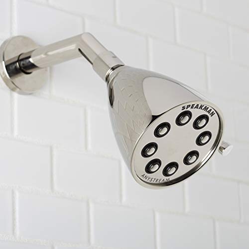 Speakman S-2251-PN Signature Icon Anystream High Pressure Adjustable Solid Brass Shower Head, Polished Nickel - Image 2