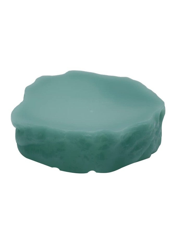 Abustle pig Reptile Water Dish,Resin Reptile Rock Food Feeder Bowl, Water and Food Bowl,Terrarium Decor for Leopard Gecko, Lizard,Spider,Turtle,Scorpion, Chameleon,Hermit Crabs (M, Green-Glow in Dark) - Image 5