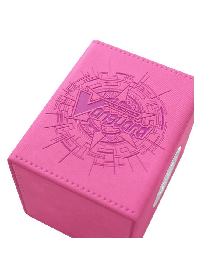 Gamegenic - Cardfight Vanguard Nation'S Vault Premium Deck Box Holds Up To 50 Doublesleeved Cards Extra Drawer For Power Counters And Accessories Lyrical Monasterio Pink Color Made - Image 1