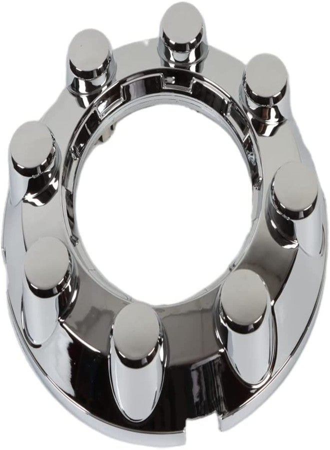 PPCovers FRONT F250 F350 SD 4x4 Chrome Wheel Center Hub Caps 8 Lug Rim Lug Cover Hubs - Image 1