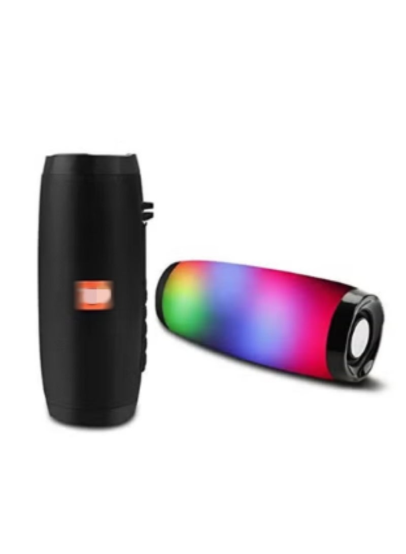 Portable Bluetooth Speaker with LED Light Show 10W Speaker USB and Micro SD Support for Mp3 Playback - Image 4