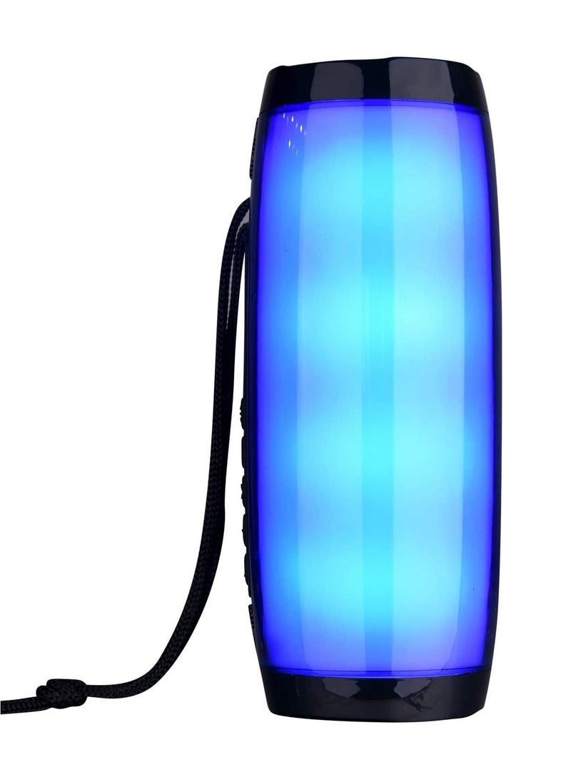 Portable Bluetooth Speaker with LED Light Show 10W Speaker USB and Micro SD Support for Mp3 Playback - Image 3