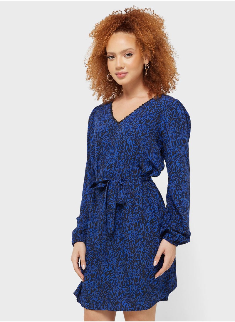 Jacqueline de Yong Printed Mini Dress  - Image 1