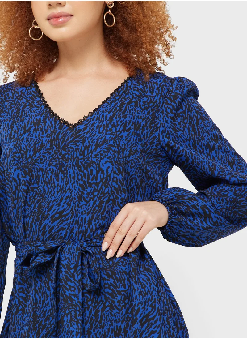 Jacqueline de Yong Printed Mini Dress