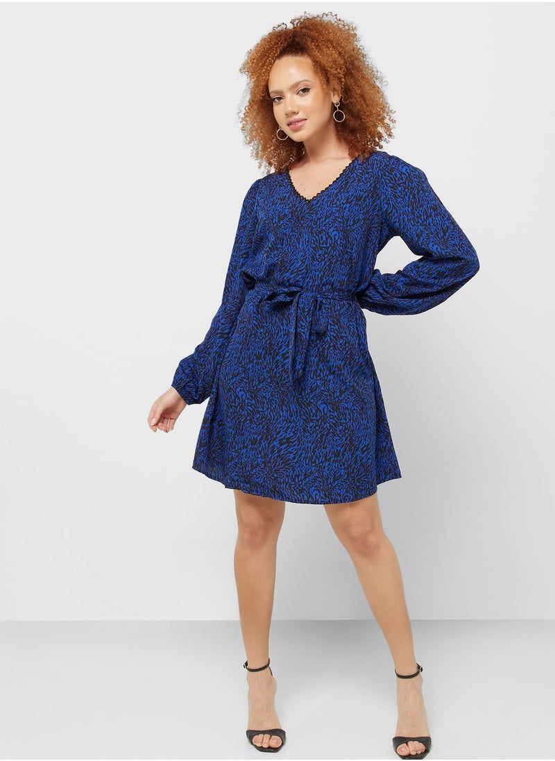 Jacqueline de Yong Printed Mini Dress  - Image 4