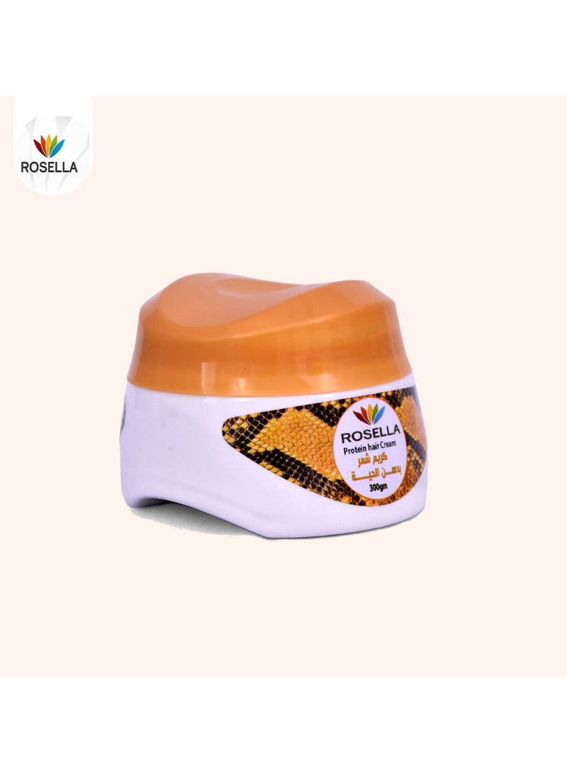 Rosella Protein Hair Cream With Snake Oil - 300 GM - Image 2