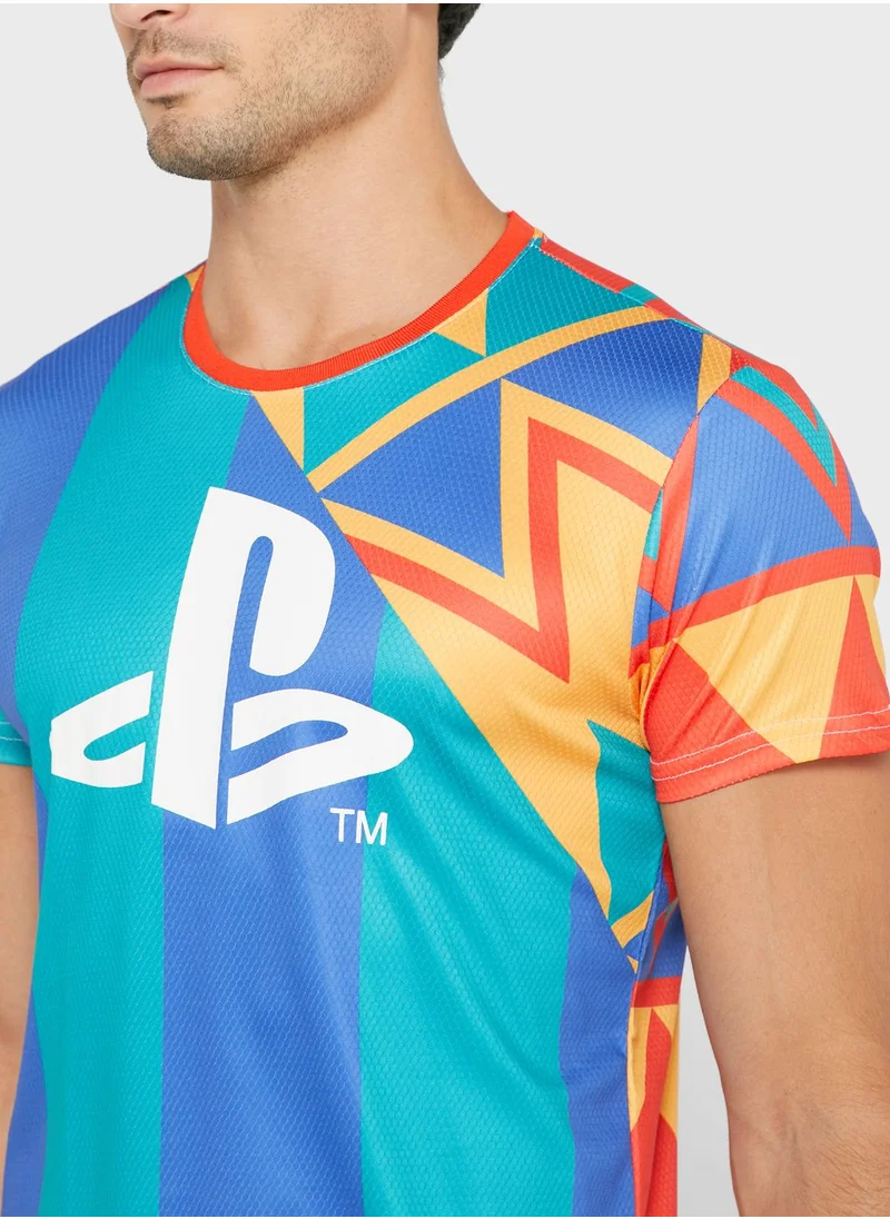 DIFUZED PlayStation Crew Neck T-Shirt