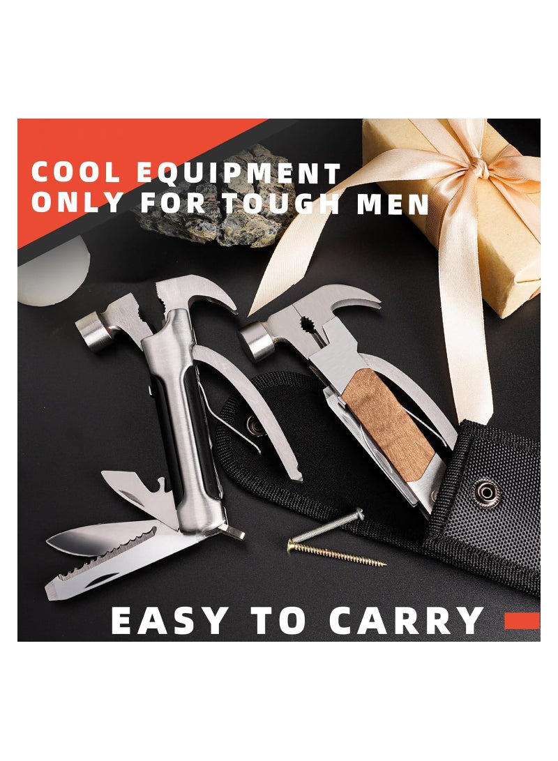 SOLARAE Camping Multitool Accessories, Multitool Gifts for Men, Husband Boyfriend Partner, Cool Gadgets Mini Hammer for Birthday Anniversary Wedding Housewarming Gifts Ideas for DIY Outdoor Camping - Image 3