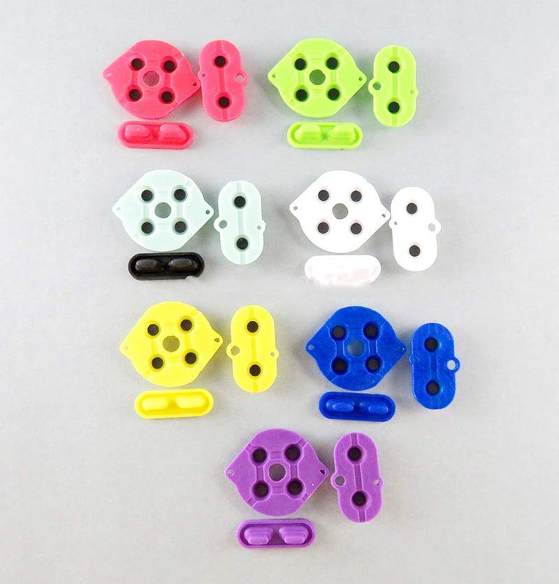 GGZone Conductive Silicone Rubber Pad for GBC Game Boy Color Console (White) - Image 4
