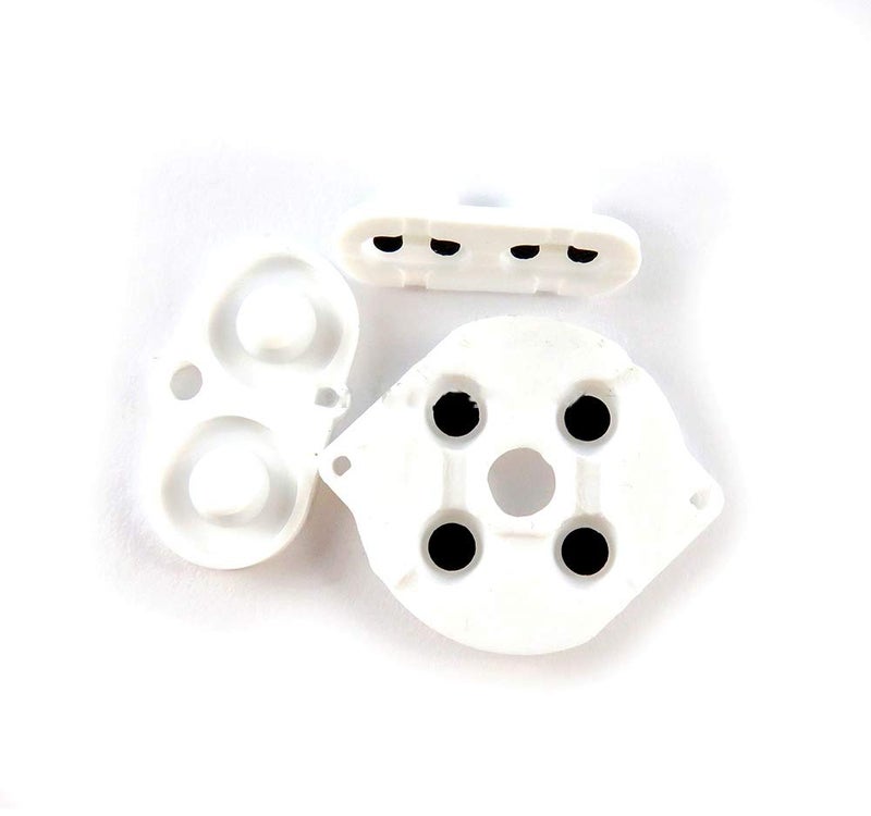 GGZone Conductive Silicone Rubber Pad for GBC Game Boy Color Console (White) - Image 2
