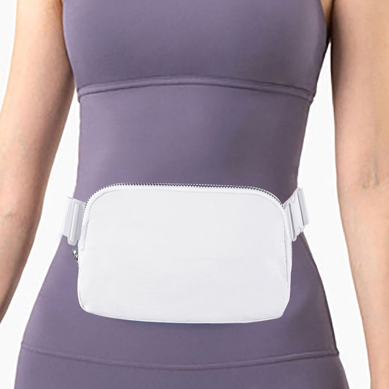 Qi Ta Cross-Border Lulu-Style Waist Bag, Nylon Waterproof Chest Pack, Shoulder Bag for Outdoor Sports and Running - Image 1