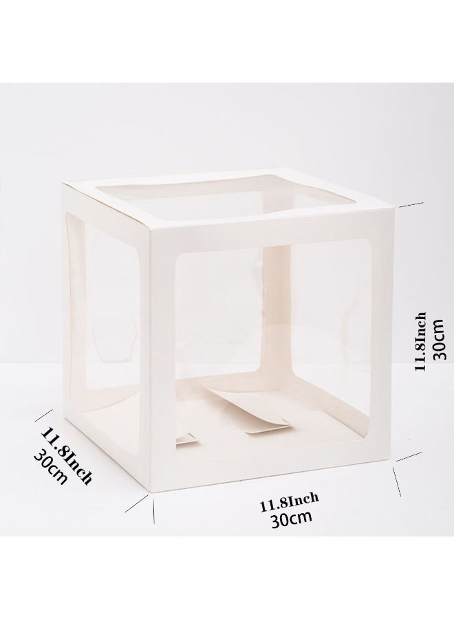 صناديق مركزية لحفل استقبال المولود الجديد - 4 قطع من زينة الطاولة "للمولود الجديد" ومستلزمات حفلات الكشف عن جنس المولود، وديكور طاولة احتفالات حديثي الولادة - Image 2