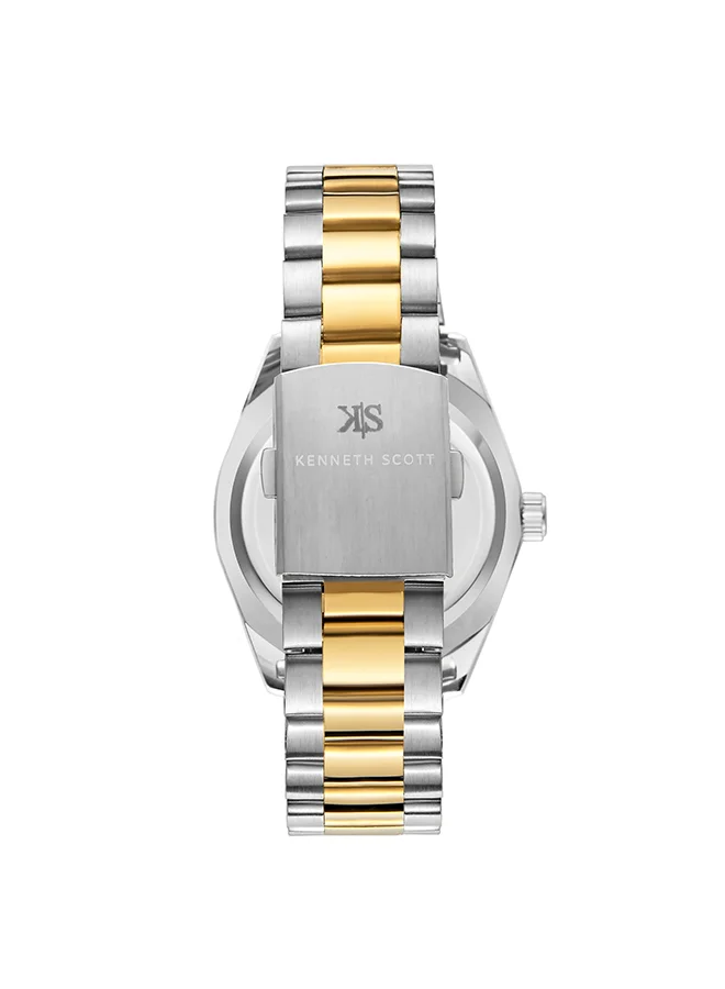 KENNETH SCOTT Men's Stainless Steel Analog Watch K23025-TBTN - 40 mm