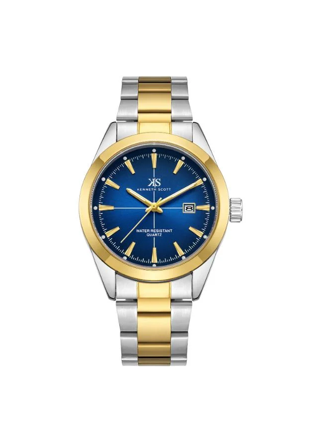 KENNETH SCOTT Men's Stainless Steel Analog Watch K23025-TBTN - 40 mm